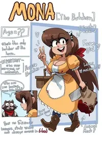 [CoolerINKER] MONA THE BUTCHER (OC by CoolerINKER)